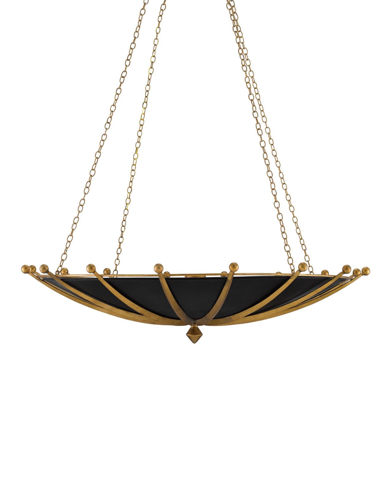 Fontaine Black & Gold Chandelier